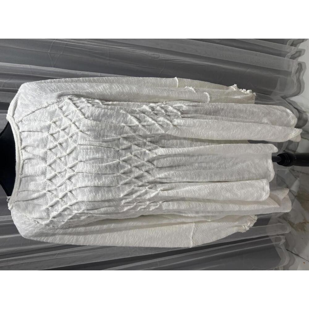 Free People Women's Long Sleeve Textured Knit Top/Tunic/mini dress Sz XS/S